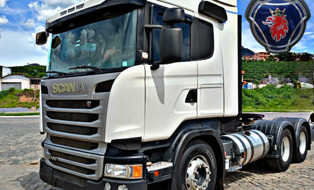Scania R 440 6×2 17/18 toooop e com Retarder