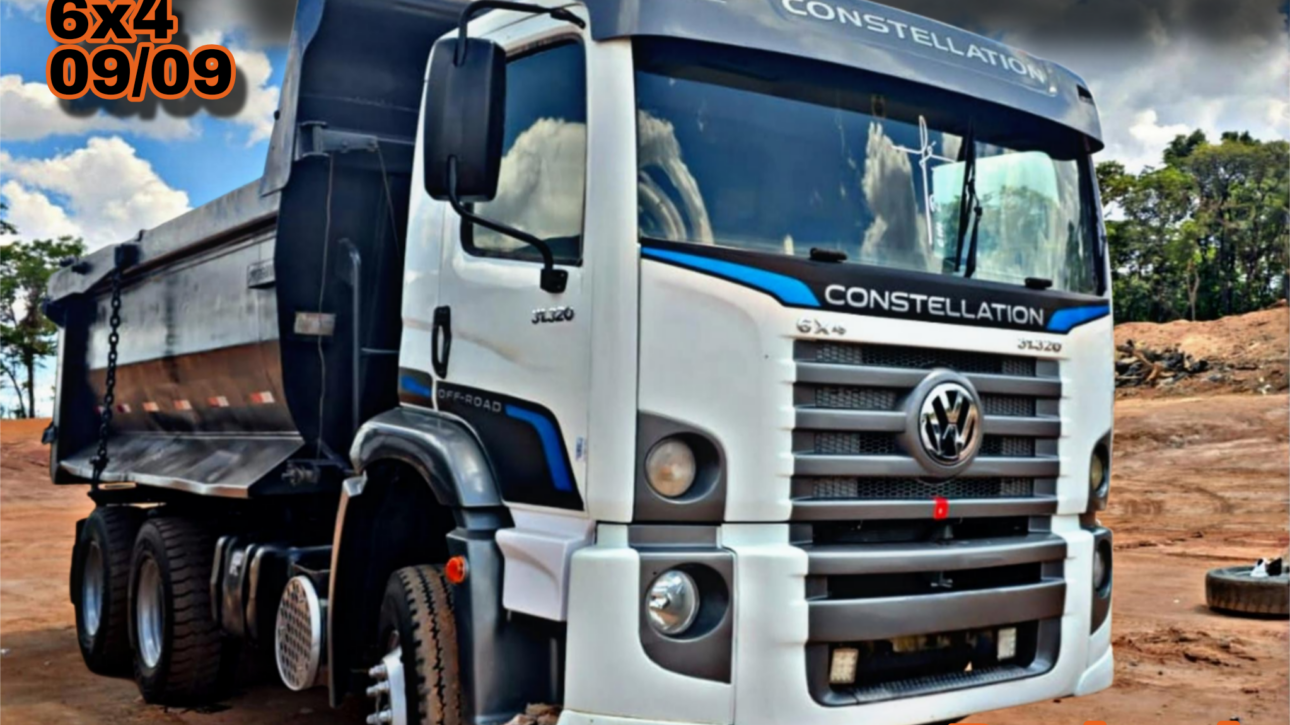 Vw 31.320 6×4 2009 – Caçamba meia cana