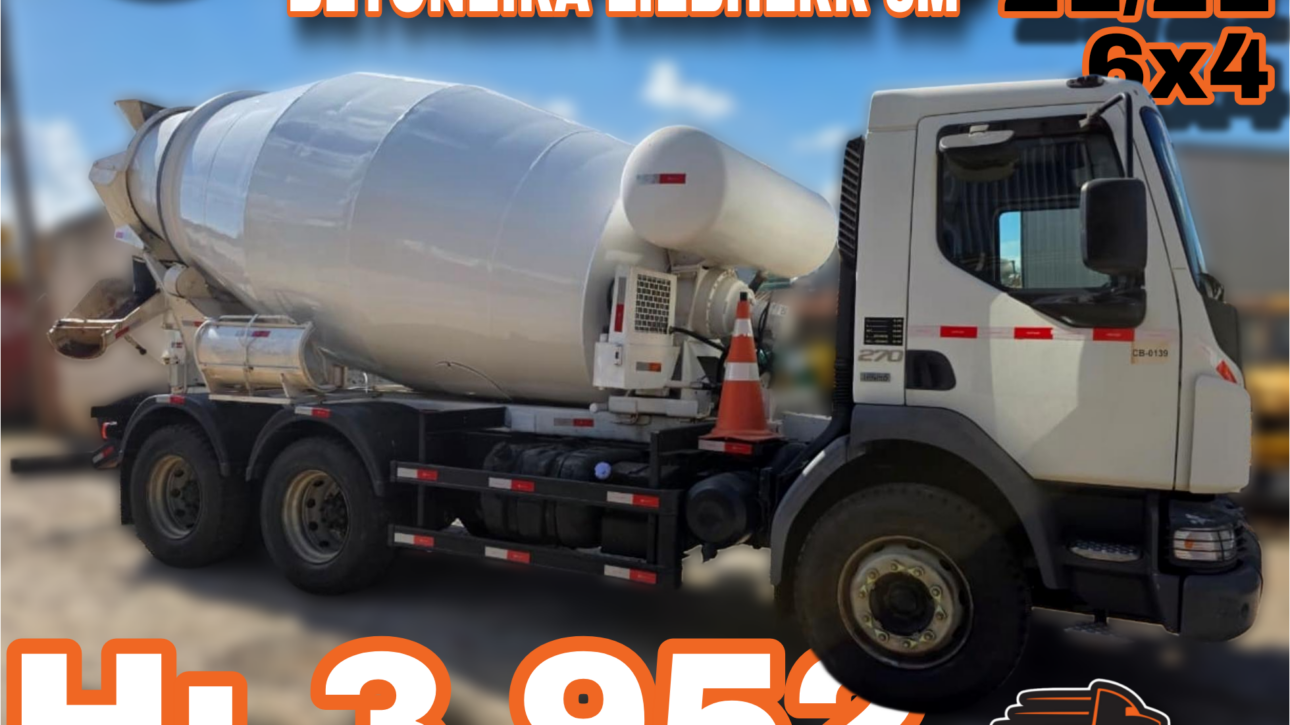 VM 270 6×4 21/21 Betoneira Liebherr 8m³