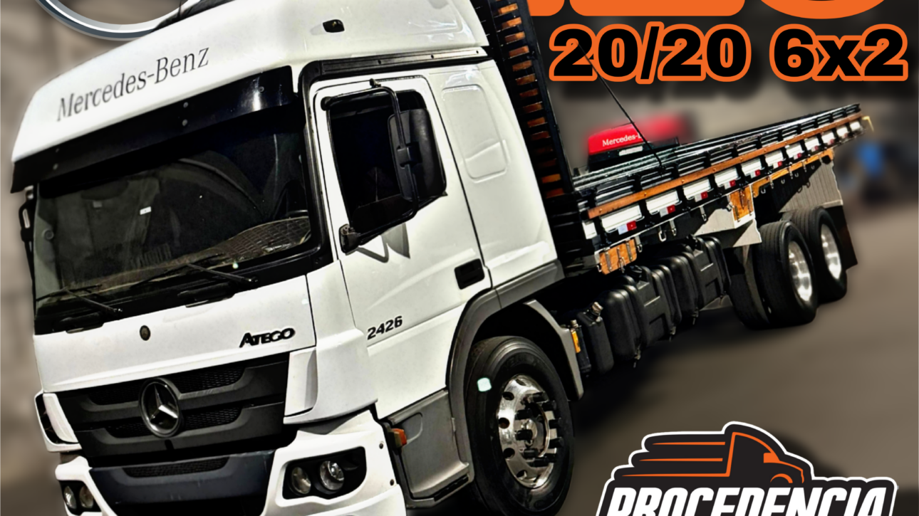 Atego 2426 6×2 20/20 Carroceria